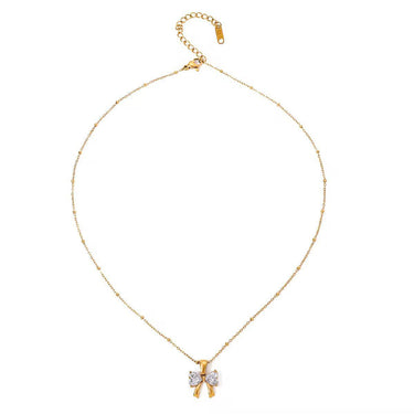 Heart Bow Chain
